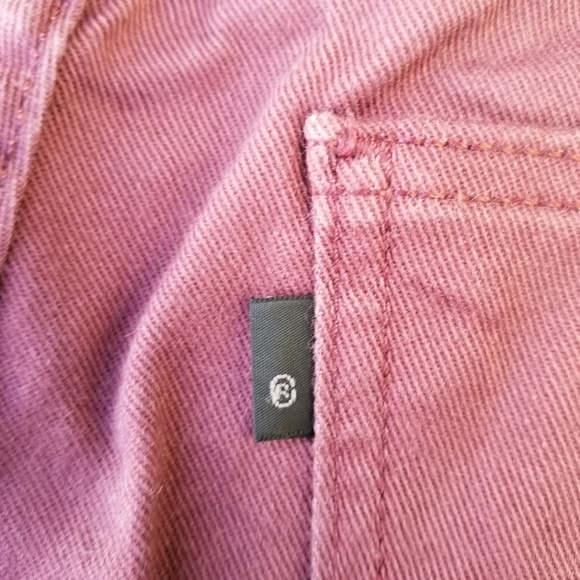 Men's Levi's 508 Regular Tapered  Maroon Jeans W29/L30 - Picture 6 of 9